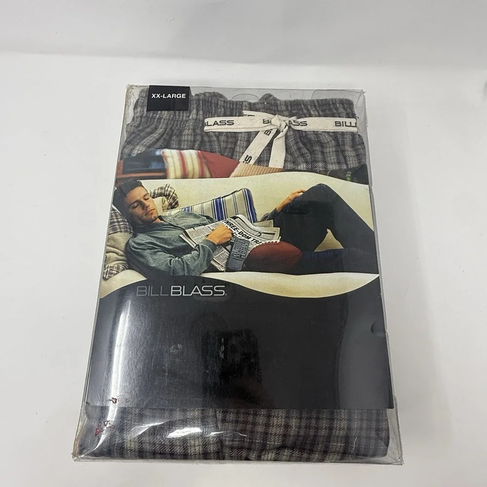 Bill Blass Men's Set 2 Piece Xx Large 44 - 46 Cotton Top & Bottom New Old Stock